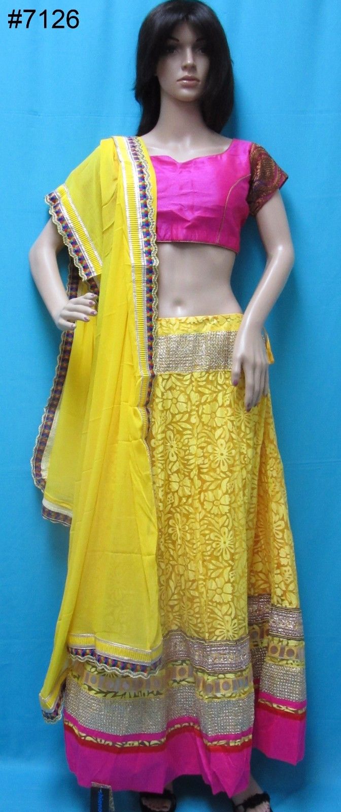 chaniya choli dupatta draping
